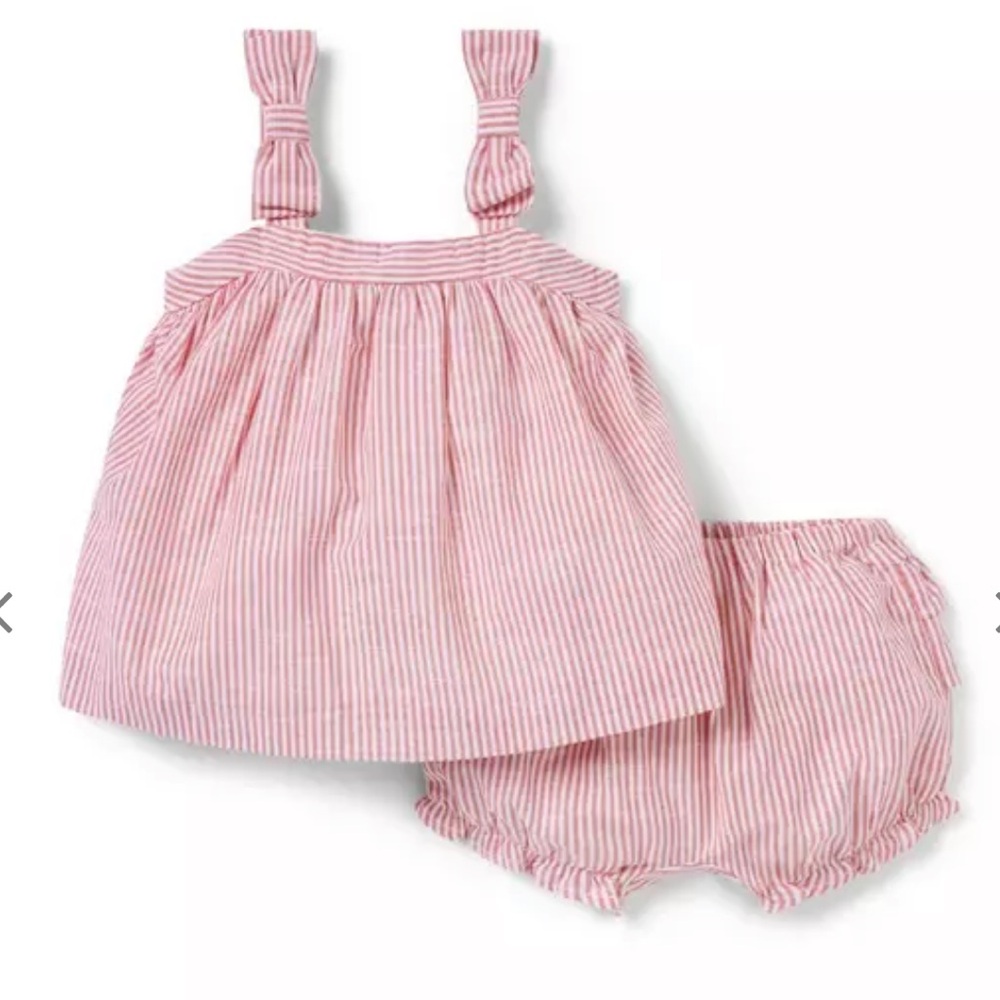 Janie and Jack Baby Striped Matching Set